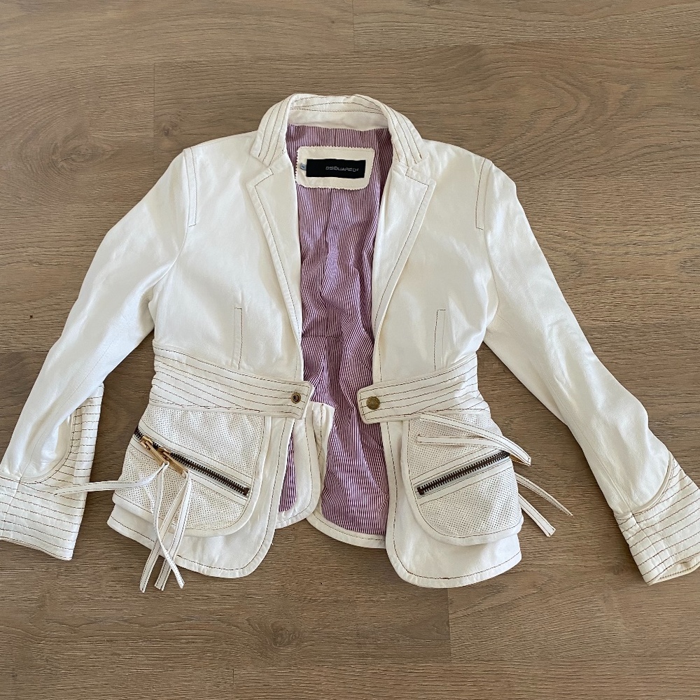 Dsquared Leather jacket new